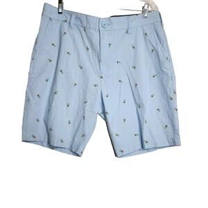 Retrofit Shorts Light Blue With Designs Size 36 Mens Excellent Condition